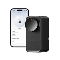 Smart Lock Pro, elektronisches Türschloss schwarz