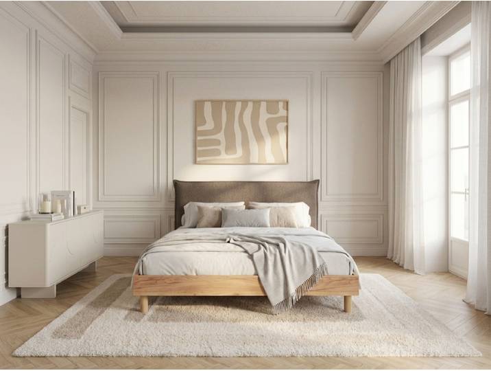 Lit CHARLIE avec lattes massives 140x190