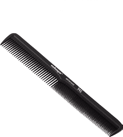 Melcap Pettine Professionale PE0345 CarbonPro con Fibra di Carbonio Antistatico