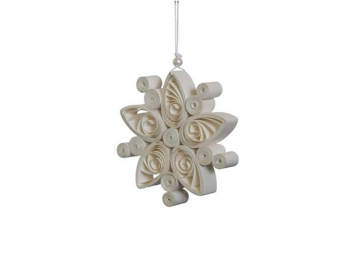 DBKD Regular Flake sneeuwvlok wit Groot Ø12,5 cm