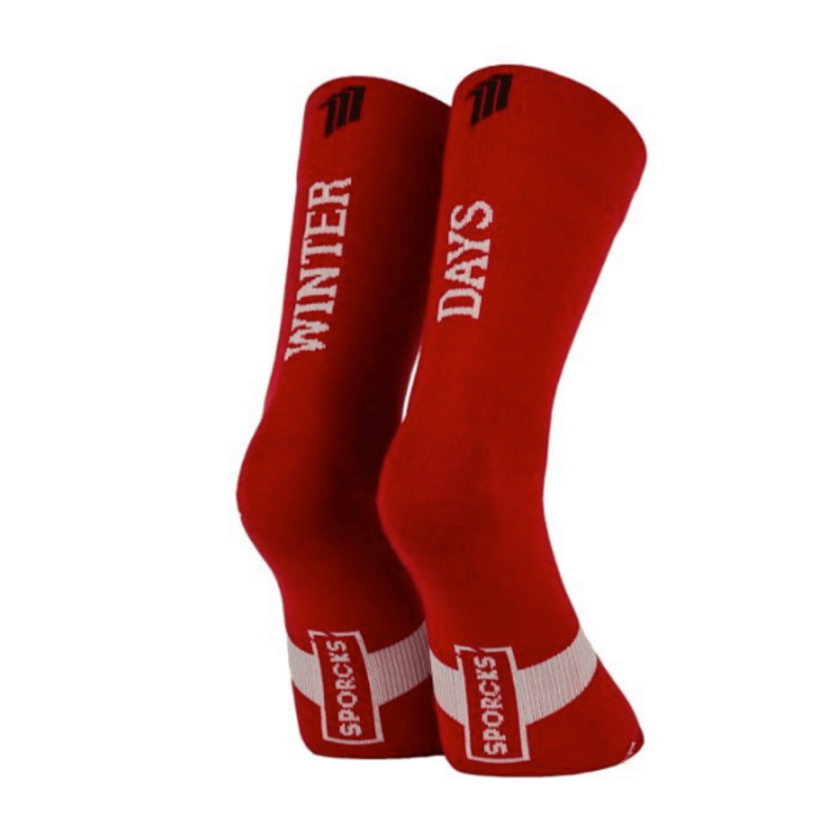 Sporcks Winter Days Socks Red White, Tamanho S Unisex