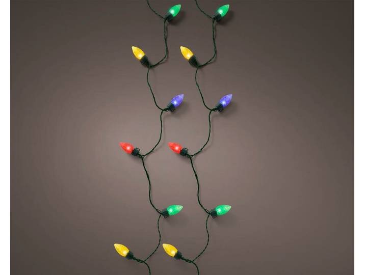 Led vintage lights peer 50 lamps multi colour