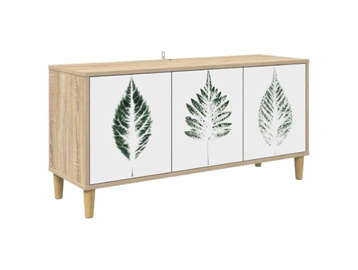 Makastle TV-Schrank 102x33x50 cm Sonoma Holzwerkstoff