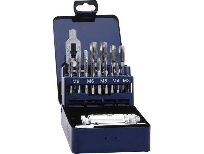 Eventus by Exact 20331 Tapborenset 16-delig Metrisch Rechtssnijdend DIN 352 HSS 1 set(s)