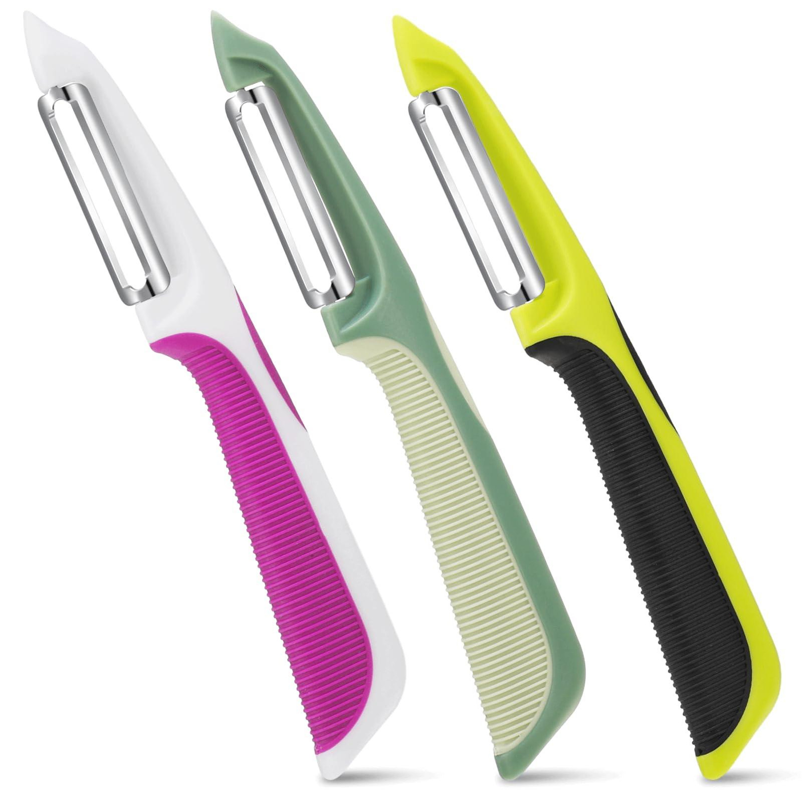 Solidchoice 3-delige set groente- en fruitschillers met ergonomisch siliconen handvat