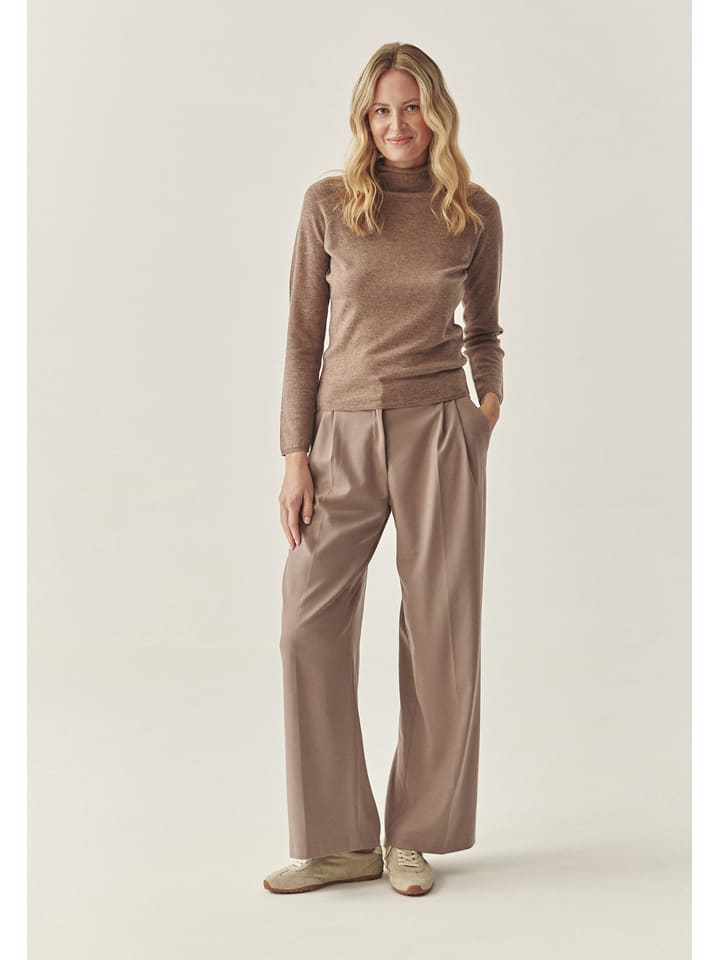 TATUUM Wollpullover in Beige - M