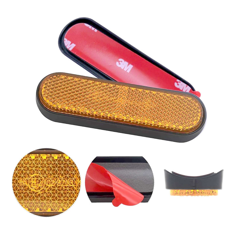 1Tek Origine Catadioptre de tube de fourche orange