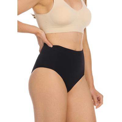 Slip MAGIC BODYFASHION, Damen, Gr. L, schwarz, Single Jersey, Obermaterial: 92% Polyamid, 8% Elasthan, körpernah, Unterhosen Slip, weicher, leichter und bequemer Formslip