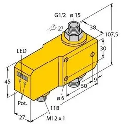 Turck Inline-Sensor FCI-D15A4P-LIX-H1141