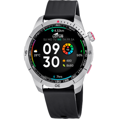 Smartwatch LOTUS "Smartwatch", schwarz (schwarz, schwarz), Smartwatches, Herren, Smartwatch, Armbanduhr,Herrenuhr,Bluetooth,Steuerung der Smartphone-Kamera,Wecker