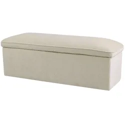 Höffner Selection Bank mit Stauraum  Salomea I , beige , Maße (cm): B: 120 H: 44,5 T: 40.5