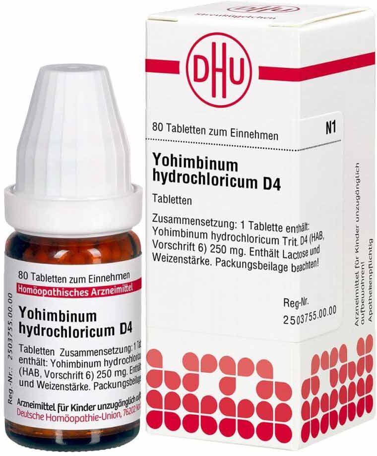 DHU Yohimbinum hydrochl. D4 Tabletten 80stk