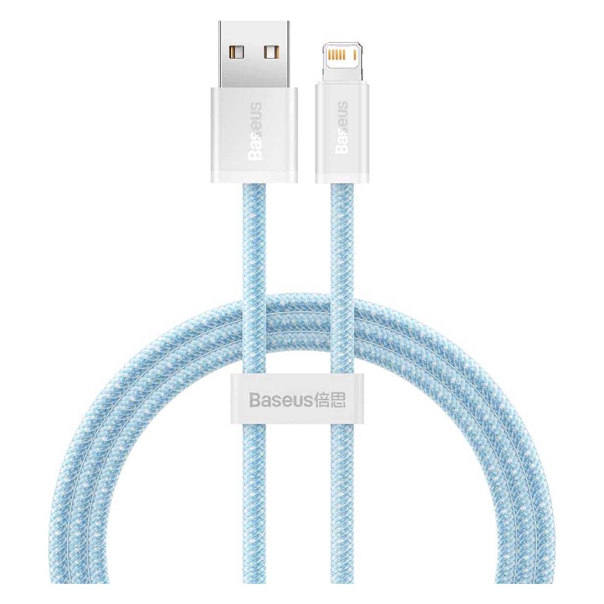 Baseus Dynamic Series Fast Charging Data Cable USB to iP 2.4A 2m Slate Gray (2 m, USB 2.0) (CALD000516)