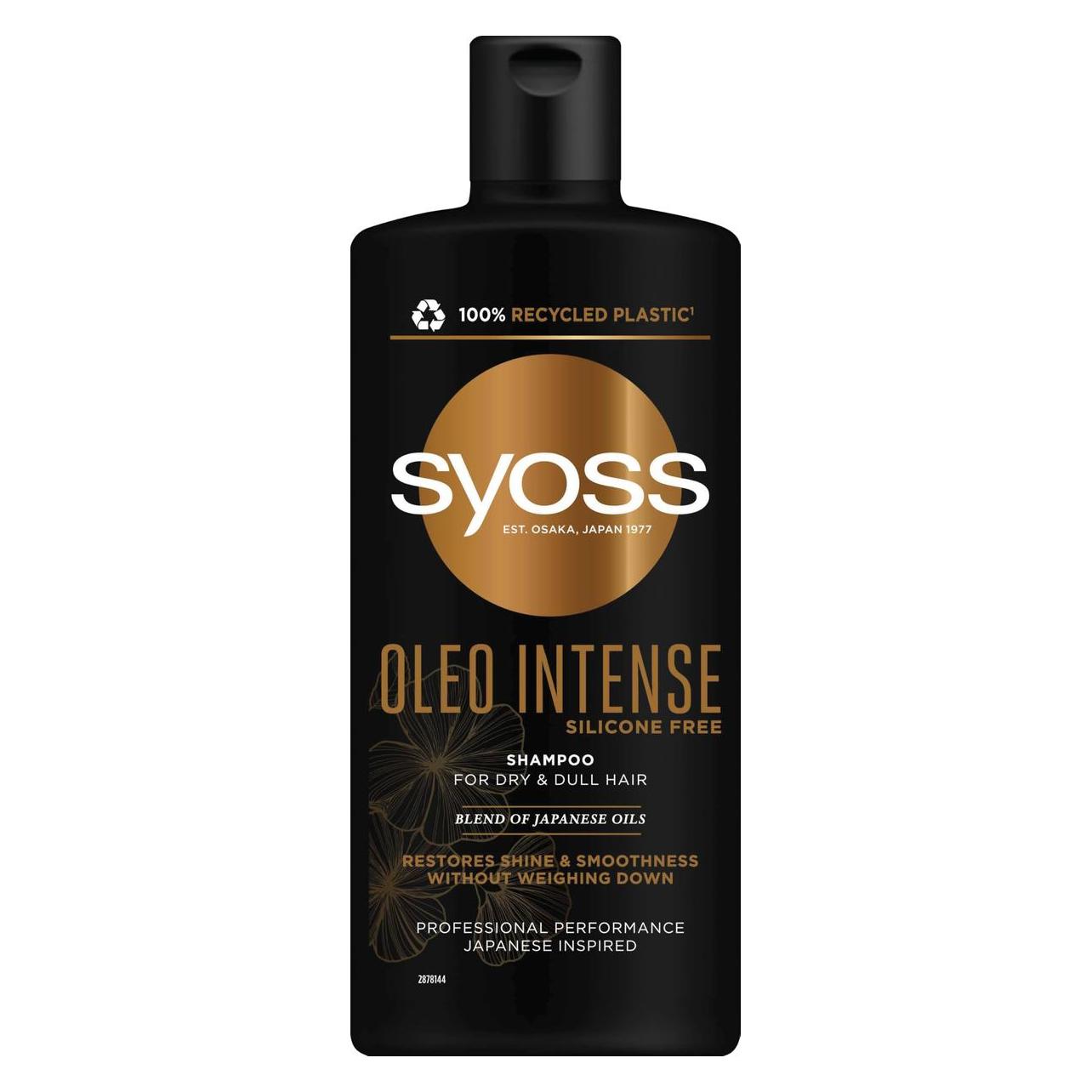 Syoss Oleo Intense Shampoo For Dry And Dull Hair Restoring Shine And Softness 440Ml (Flüssiges Shampoo, 440 ml) (33427666)