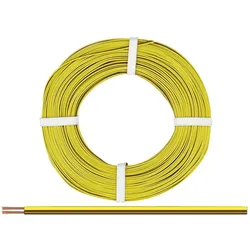 Donau, Kabelleitung, Elektronik 250-38-25 Litze 2 x 0.50 mm2 Gelb, Braun 25 m (25 m)