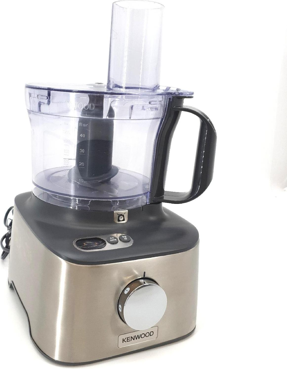 Kenwood MultiPro Compact+, 2,1 l, Gebürsteter Stahl, Tasten, Drehregler, 1,2 l, Kotelett, Mixen, Kunststoff