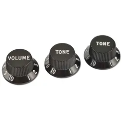 Fender Knobs Stratocaster Black - Potiknopf