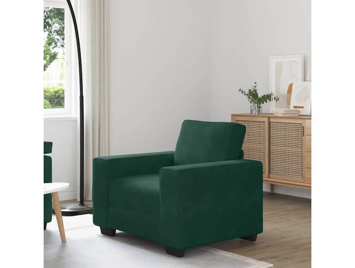 vidaXL Sessel Dunkelgrün 100x77x82 cm Samt