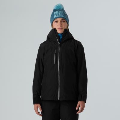 Funktionsjacke THE NORTH FACE "W DESCENDIT JACKET", Damen, Gr. XXL, schwarz (tnf schwarz), Obermaterial: 100% Polyester, Jacken Funktionsjacke, leichtes Design, Langarm-Ausführung, sportlicher Stil, aus Polyester