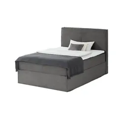 Boxi Boxspringbett  Boxi ¦ grau ¦ Maße (cm): B: 140 H: 125