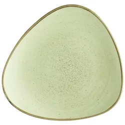 Churchill Stonecast Raw Green Teller Flach Dreieckig 22,9cm
