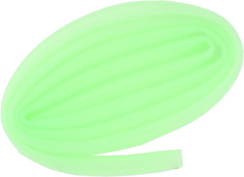 Wiggler Silicone Slange Limegrøn - Glow-3mm