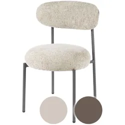 designline »Round« Esszimmerstuhl Tissee Cargo braun