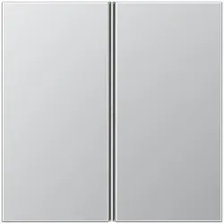 Jung Tastensatz 2-fach alu AL 2402 TSA