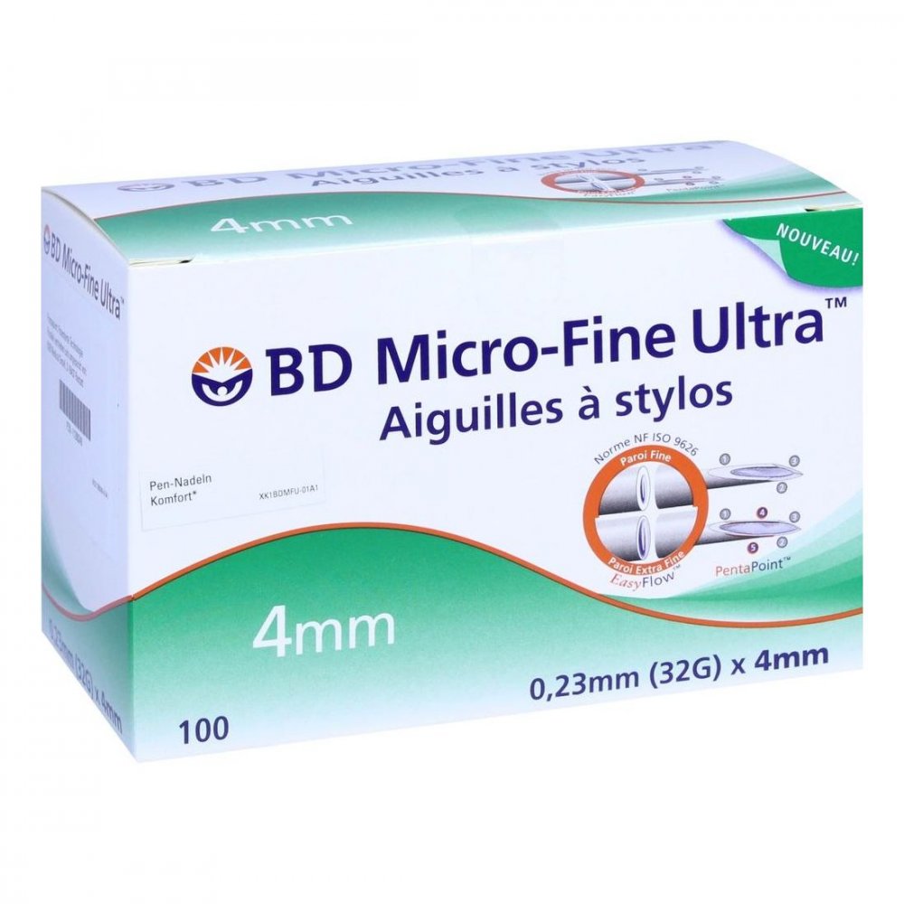 B2B Medical GmbH Bd Micro-fine Ultra Pen-nadeln 0,23x4 mm 11299249