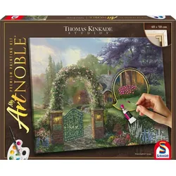 Schmidt Spiele My ArtNOBLE Thomas Kinkade Hummingbird Cottage Mal-Set 40 x 50 cm