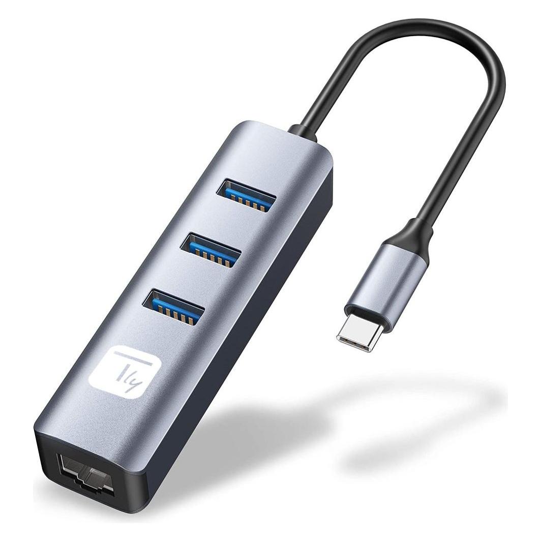 Techly Idata Usb-Etgiga3ca (USB-A, USB-C, 1 Port) (IDATA USB-ETGIGA3CA)