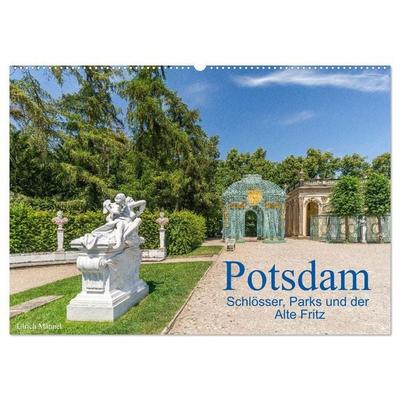 Potsdam - Schlösser, Parks und der Alte Fritz (Wandkalender 2027 DIN A2 quer), CALVENDO Monatskalender