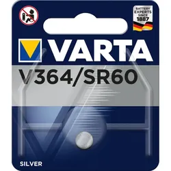 VARTA Knopfzellenbatterie Electronics V364 (SR60) Silber