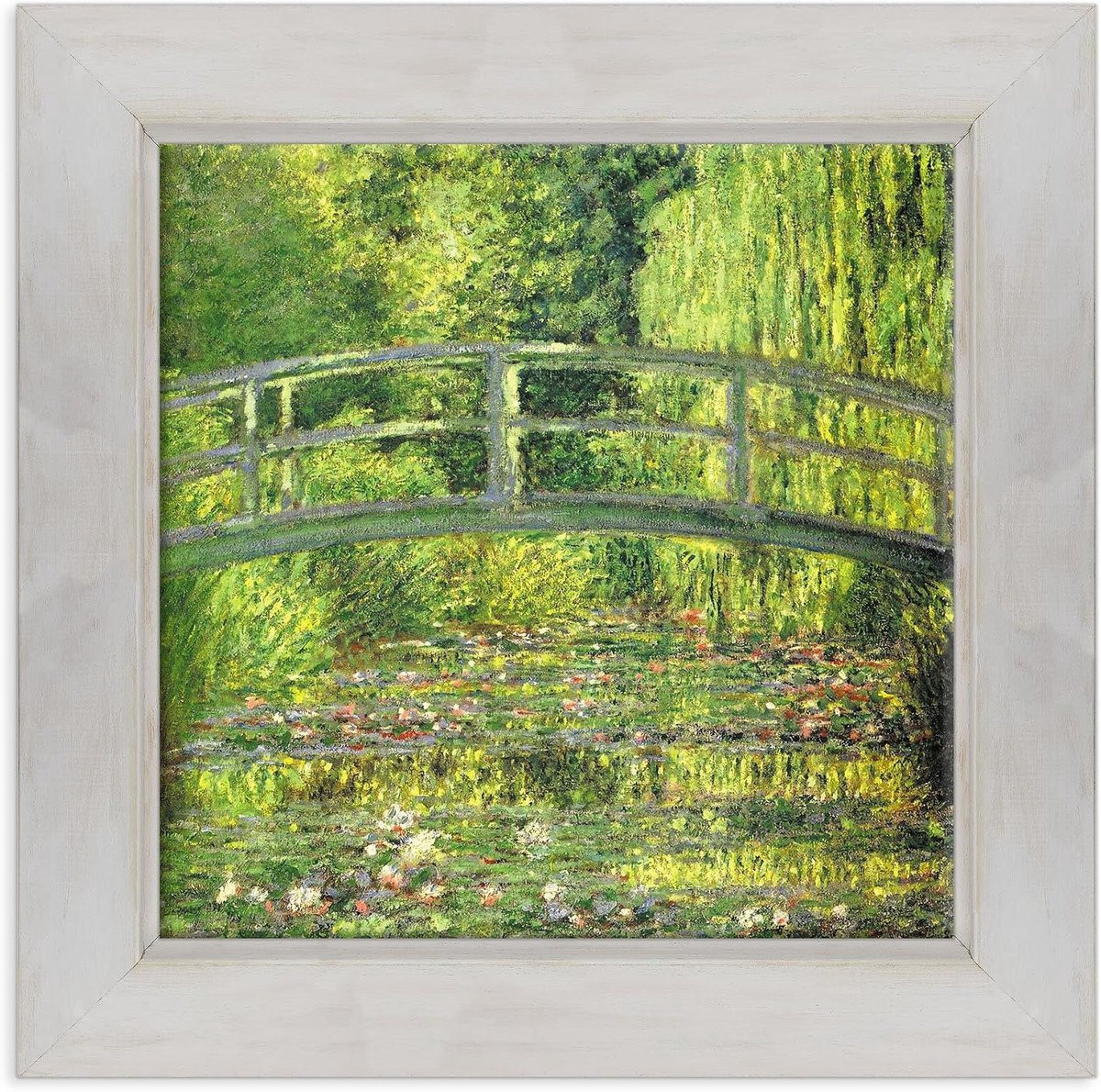 Canvas Afbeelding Ingelijst - Schilderij met Massief Houten Frame - 30 x 30 cm