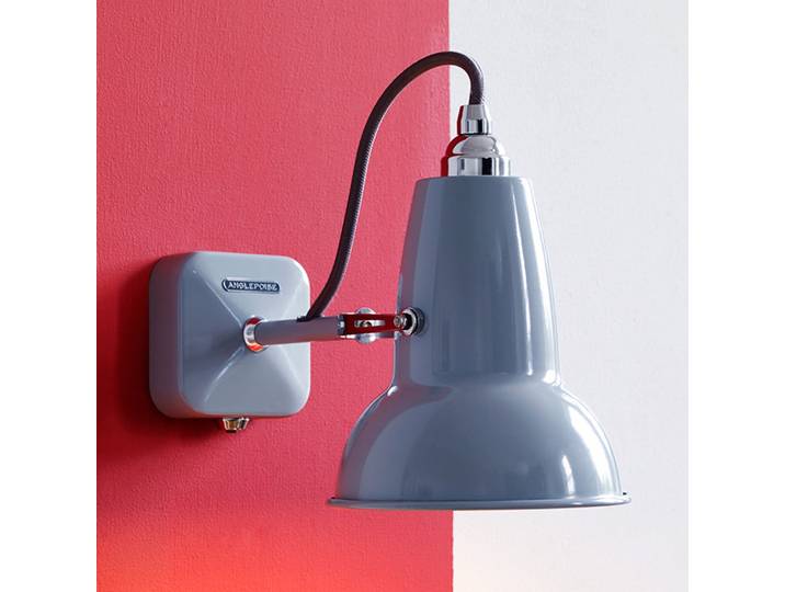 Original 1227 Mini Wandleuchte Dove Grey - Anglepoise - Wohnzimmer - Industrielles Design - Metall - Einflammig