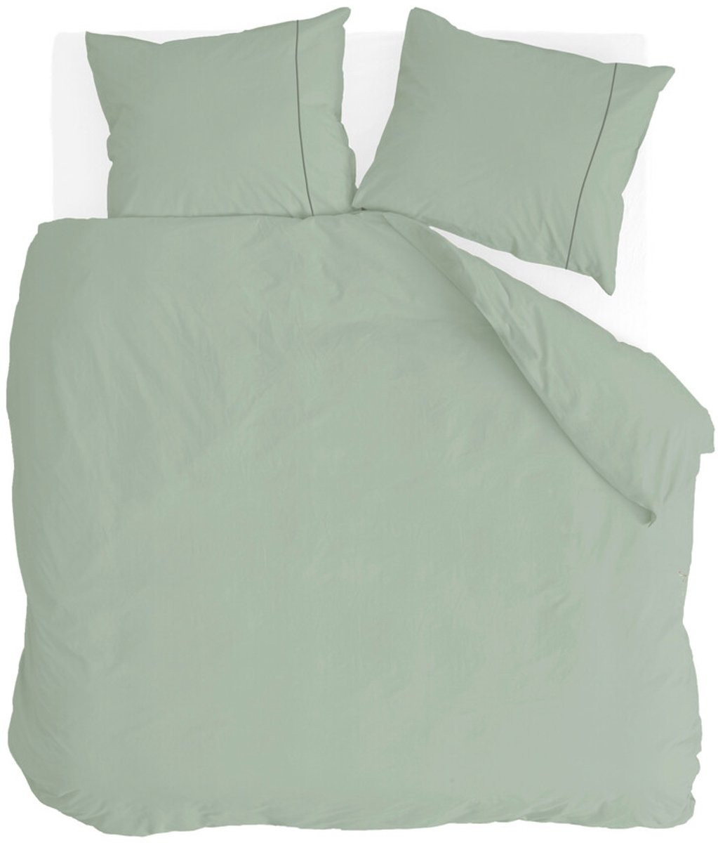 Walra Dekbedovertrek Remade Uni Essence Groen 240 x 220 cm