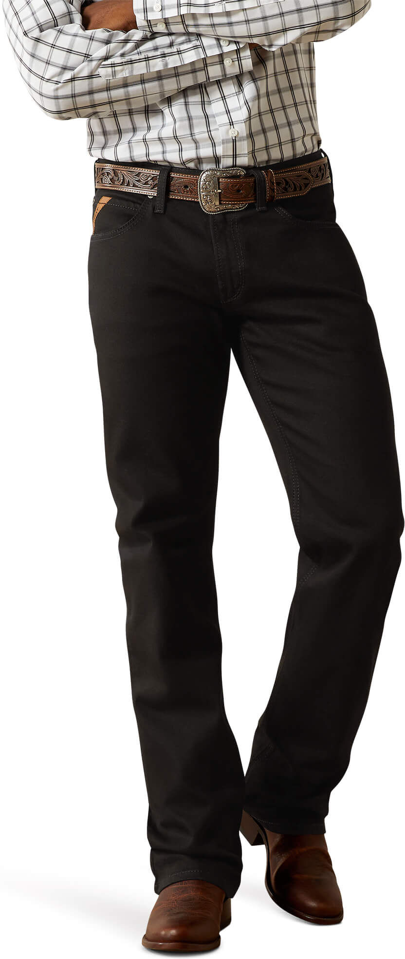 Men's M4 Relaxed Hansen Boot Cut Jeans in Black, Size: 30 X by Ariat