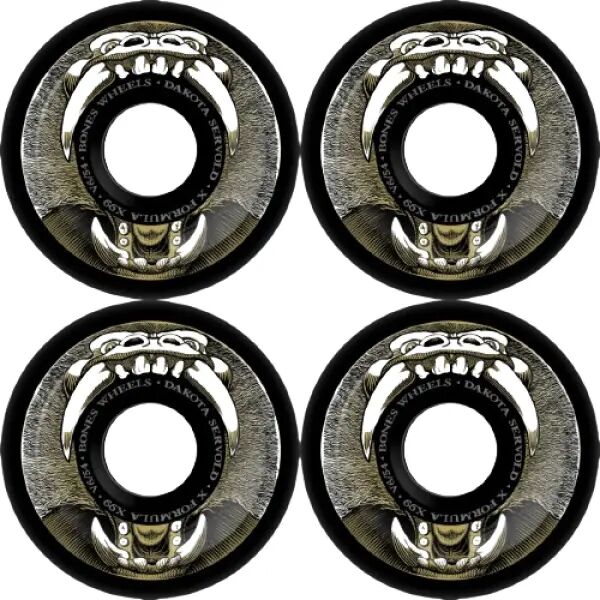Skateboard Rollen Bones Dakota Servold 4 Stk. (54mm - Schwarz)