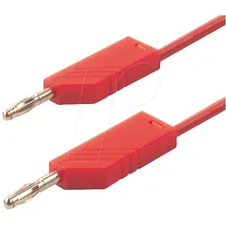 MLN SIL 25 1 RT - Silikon-Messleitung, 1,0 mm2, 0,25 m, rot