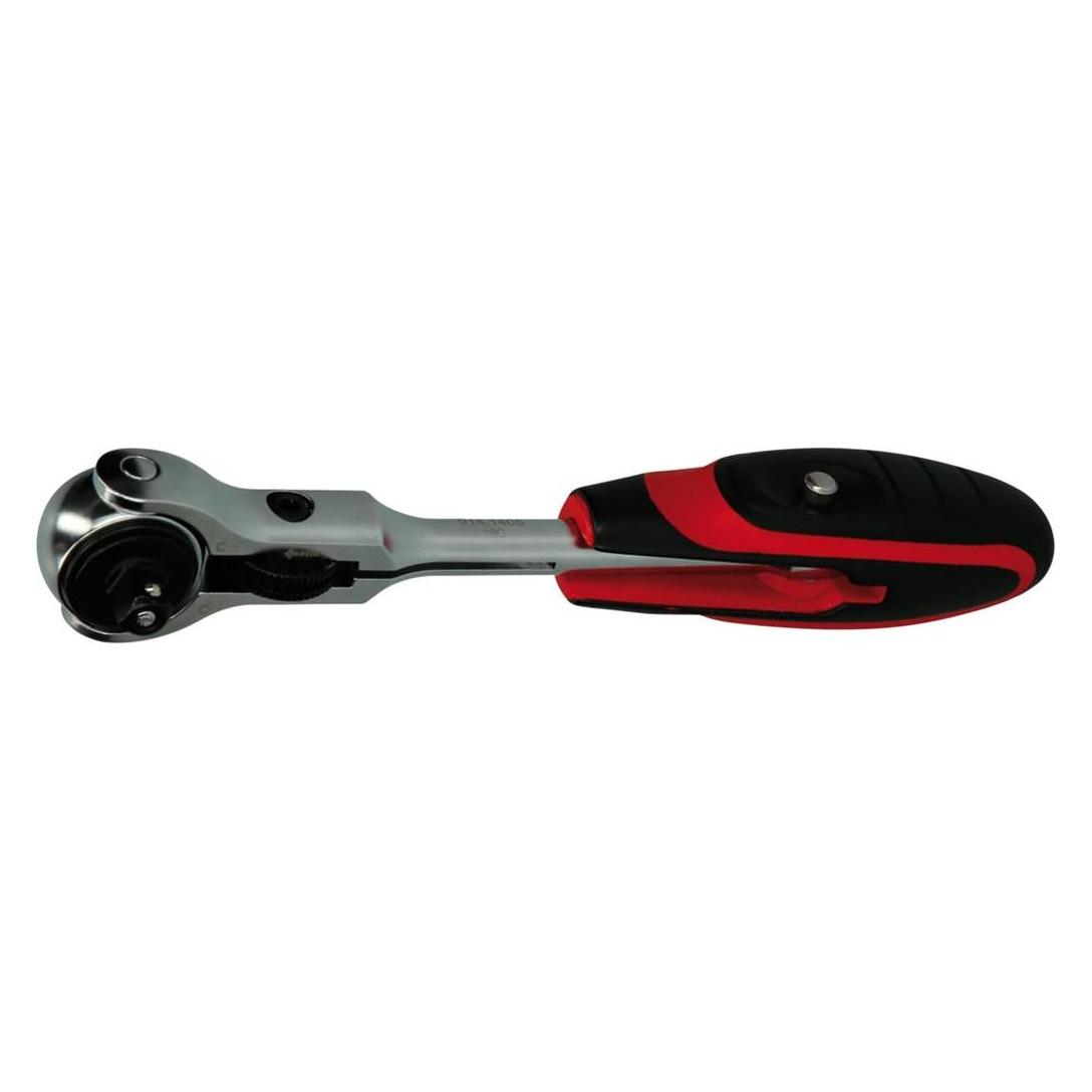 KS Tools 1/4 MODIFIX Mini-T-Griff-Schwenkkopf-Knarre, 72 Zahn (1/4") (9141405)
