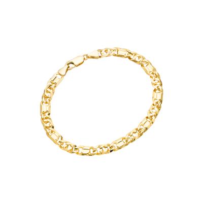 Goldarmband FIRETTI "Schmuck Geschenk Gold 585, Rebhuhnaugen-Kette, ca. 5,7 mm breit" Gr. 19, gold (gelbgoldfarben), Armbänder, Damen, 19, Gelbgold 585, Goldarmband