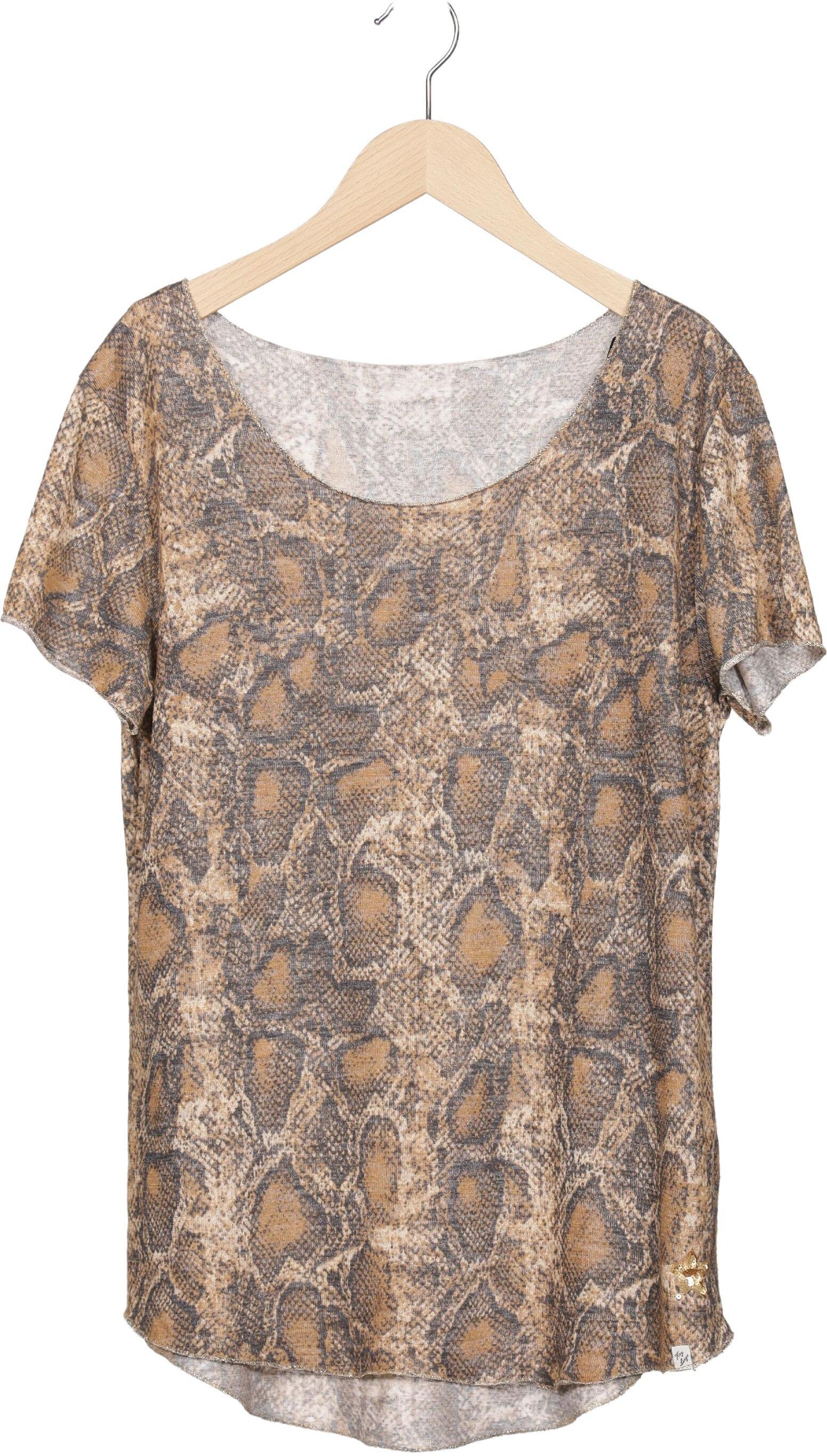 Key Largo Damen T-Shirt, Braun, Gr. M, Viskose / Synthetik - Second Hand