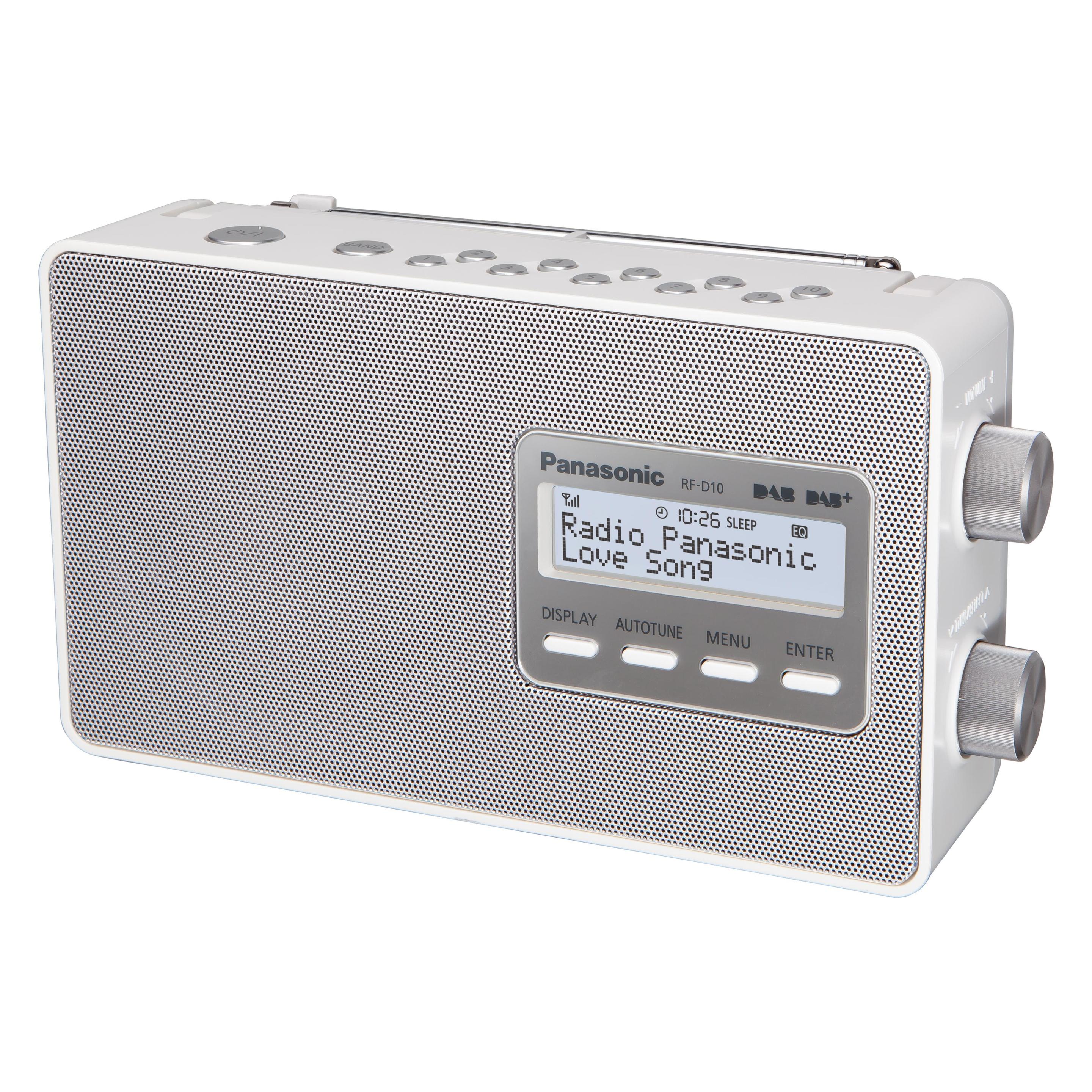 Panasonic Rf-D10eg (DAB+, FM) (RF-D10EG-W)