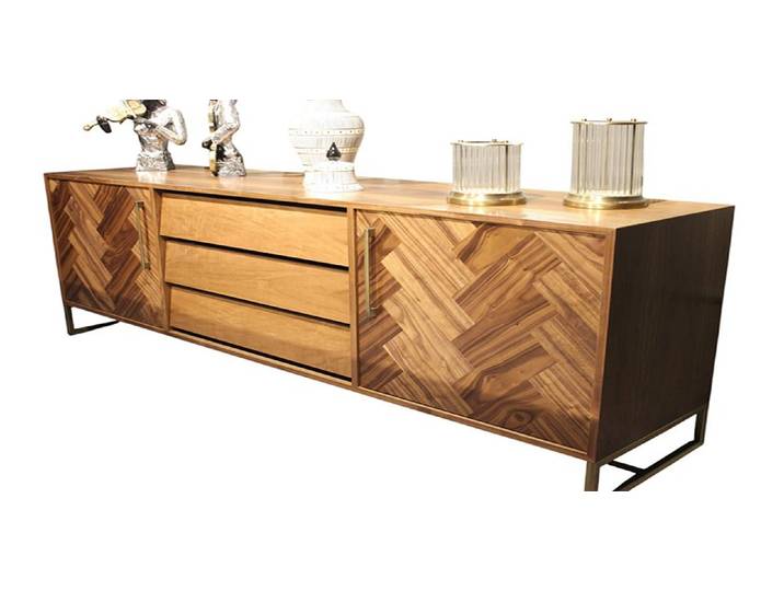Xlmoebel Sideboard Luxuriöses Sideboard in Hochglanz Weiß mit elegantem Design (Sideboard, 1 St., Sideboard), Hergestellt in Europa