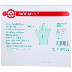 Nobafol Gr.l Folienhandschuhe 100 ST