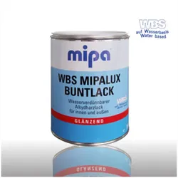 WBS Mipalux Buntlack GL, RAL9005 tiefschwarz 375ml