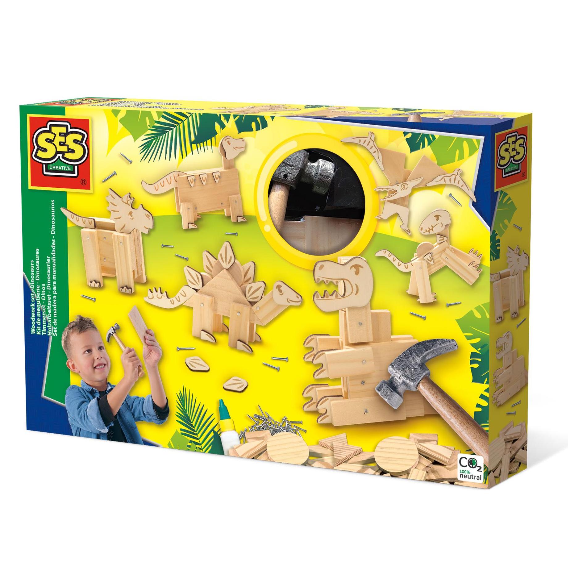 Ses Creative Holzarbeitsset Dinosaurier (00942)