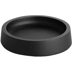 Brillantbad MAX Seifenablage Polyresin Schwarz 110x25x110 mm für Bad & Küche >> Freistehend anwendbar