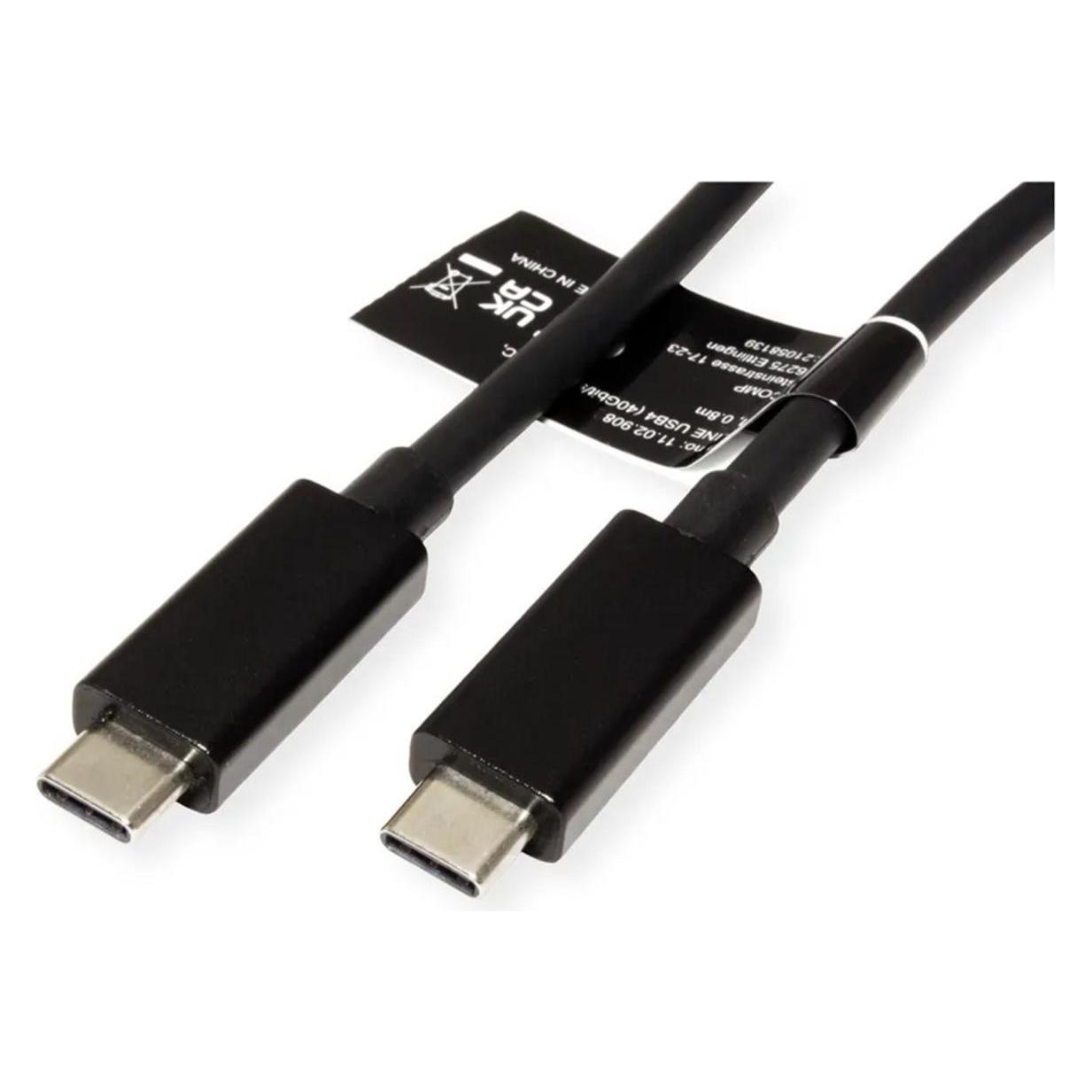 Roline USB4 Kabel (0.80 m, USB 4, 100 W) (11.02.9081)