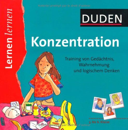 Barbara Carle-Gladbach - Duden Konzentration: Training von Gedächtnis, Wahrnehmung und logischem Denken. 3. bis 6. Klasse - Preis vom 10.10.2026 11:48:34 h